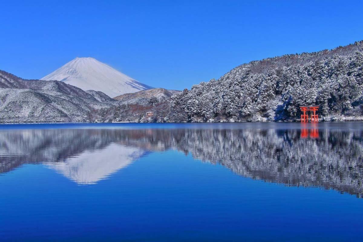 New Open『天然温泉』芦ノ湖畔の完全貸切別荘 Hakone Luaran gambar